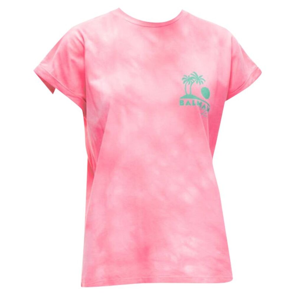 Balmain Palm Tree Tie Dye Tshirt